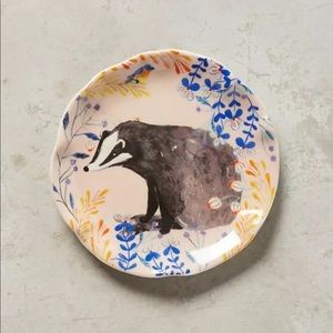 - Anthropologie woodland 🦡 badger coaster ne…